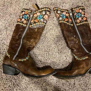 Embroidered Old Gringo boots